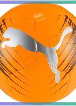 Футбольний м'яч puma attacanto graphic помаранчевий чорний 5 для гри у футбол унісекс sku_084739-04