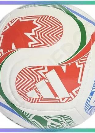 Футбольный мяч adidas world cup 26 trionda club для тренировок и игр белый номер 4 sku_jd8028_4