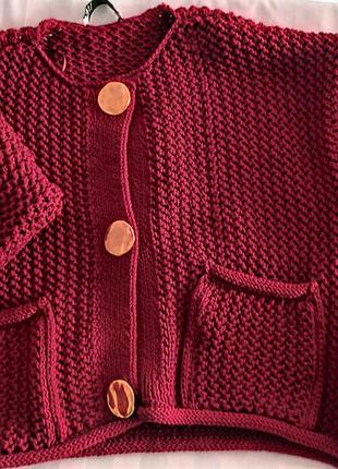 Яркий кардиган от zara