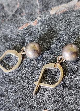 Серебряные женские серьги