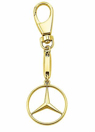 Брелок з жовтого золота mercedes (мерседес) (з9003)