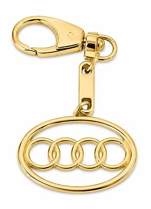 Брелок из желтого золота audi (ауди) (з9004)