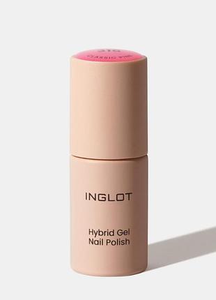 Гибридный гель-лак inglot hybrid gel nail polish, оттенок 315 classic coral инглот лак