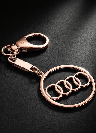 Брелок из красного золота audi (ауди) (з9004)