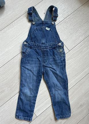 Джинсовий комбінезон zara 92р 18-24