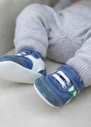 3-6мис 17р. 10,5см пинетки кроссовки кожа bären-schuhe