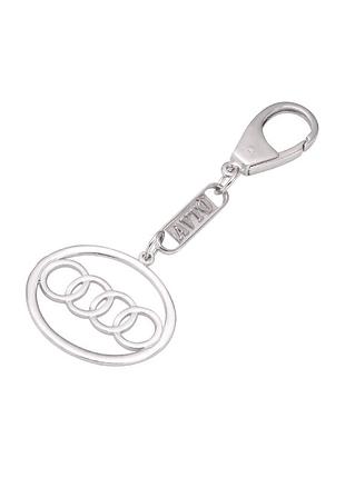 Брелок из белого золота audi (ауди) (з9004.1)