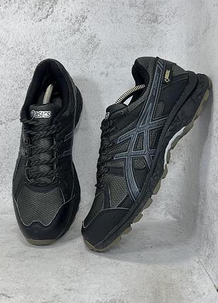 Чорні кросівки на мембрані gore-tex asics gel fujifreeze 2