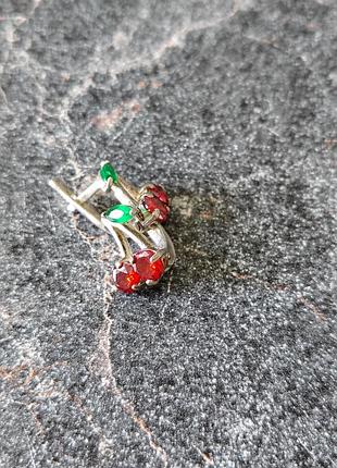 Сережки вишеньки дитячі