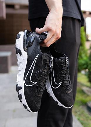 Кросівки nike react vision black white 7