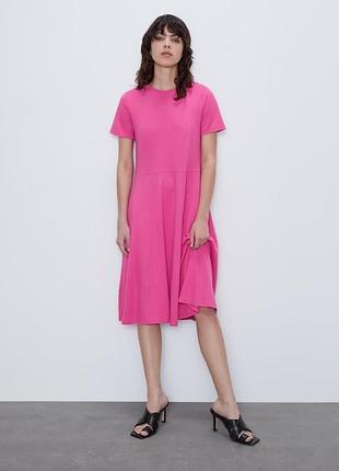 Рожева трикотажна вільна сукня з віскози zara
💫💫💫💫💫💫💫💫💫💫💫💫💫