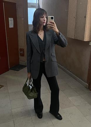 Класичні довгі брюки кльош від zara