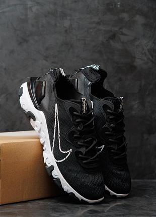 Кросівки nike react vision black white 2