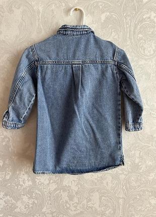 Джинсовое платье zara 2