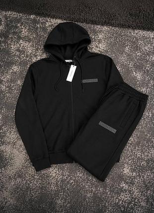 Чоловічий спортивний костюм чорний calvin klein