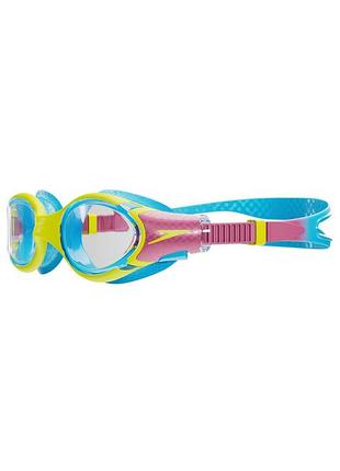 Очки детские 6-14 лет speedo biofuse 2.0 ju желто-розовый для бассейна для детей и подростков