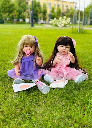 👶💖 інтерактивна лялька reborn / лялька з довгим волоссям