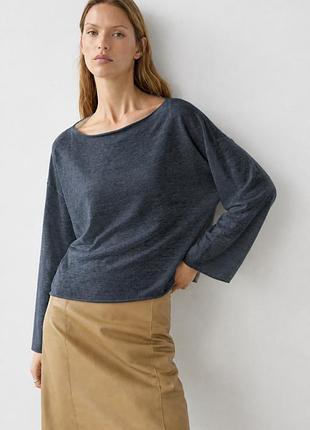 Джемпер жіночий massimo dutti лльний ніжний та повітряний 100% льон m