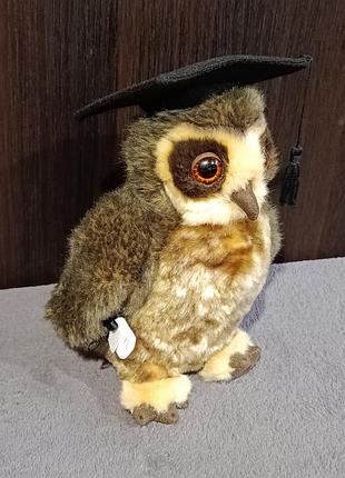 Сова, ученная сова, филин профессор, выпускник, uni toys, germany