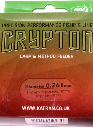 Леска katran crypton carp & method feeder 300m (хамелеон) 0.234mm 10.05lb/4.55kg