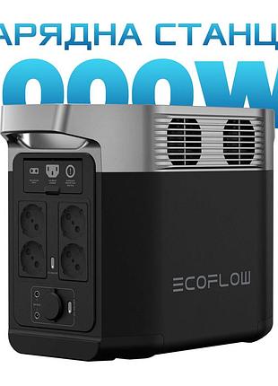Зарядная станция ecoflow delta 2 (efdelta1024-eu) (1024 вт·ч / 1800 вт)
