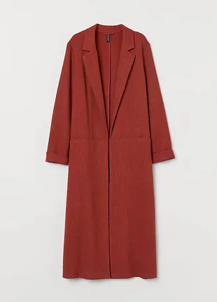 Удлиненный стильный жакет- тренч/ s/ brend h&amp;m