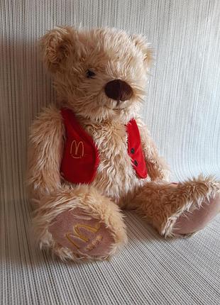 Коллекційний вінтажний ведмідь mcdonald's 1999 року (з бірками, оригінал)