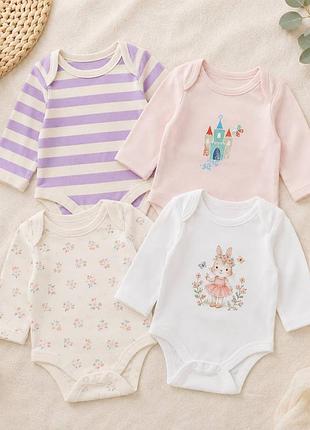 Боді з довгим рукавом m&s до 3,2кг., 50см (з царапками)