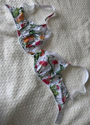 Яскравий люксовий бюстгальтер freya utopia 75g / 34f, велика чашка.