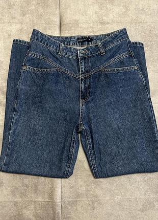 Джинси lc waikiki mom fit 28 (m) темно-сині висока посадка