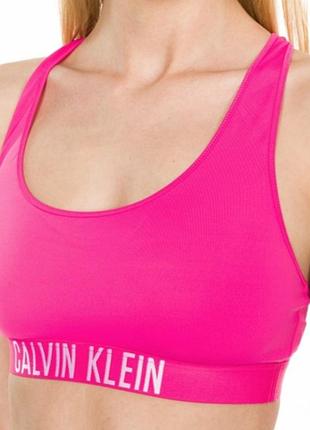 Брендовий оригінальний топ-бра / купальник calvin klein (рожевий, розмір m)