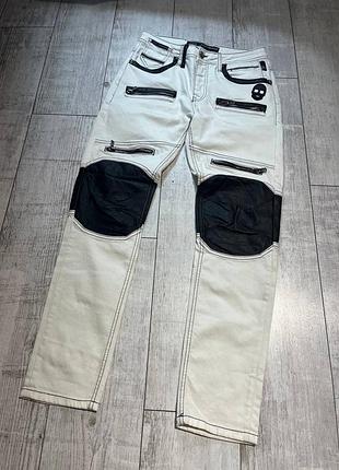Мужские джинсы с черепами cipo braxx affliction