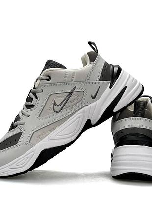 Мужские кроссовки nike m2k tekno m pale grey white