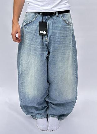 Широкі джинси pull&bear super baggy пулбір супер беггі скейтер штани
