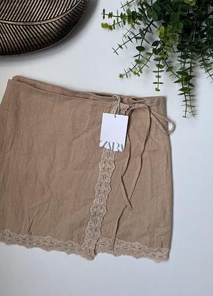 Міні-спідниця zara 3
