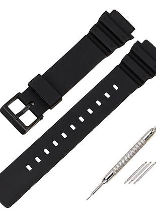 Ремінець для casio mrw-200h all black