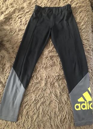 Лосіни тоненькі adidas 9/10 років 140