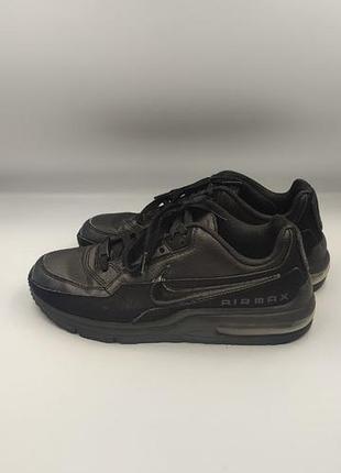 👟 шкіряні чоловічі кросівки nike air max ltd 3 triple black (оригінал, розмір 42)