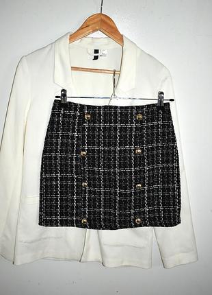 Shein очень красивая жаккардовая юбка