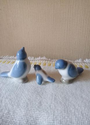 Статуэтки семья птичек 4