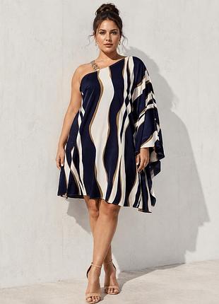 Стильна сукня-туніка plus size від shein — ідеально на літо! 🌊