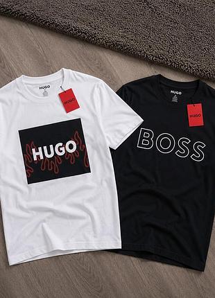 Від 2-ох штук ціна 💲 850 грн 😍  🆕 футболки hugo boss💰999 грн  ✔️ чорний, білий. ✔️ щільний трикотаж; ▪️ розміри: xs–xxxl