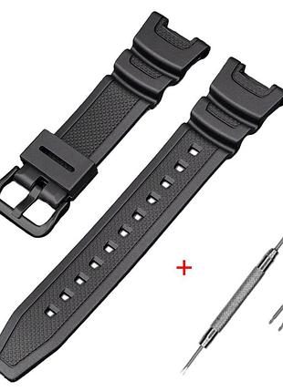Ремінець для casio sgw-100 black bk