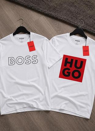 Від 2-ох штук ціна 💲 850 грн 😍  🆕 футболки hugo boss💰999 грн  ✔️ чорний, білий. ✔️ щільний трикотаж; ▪️ розміри: xs–xxxl
