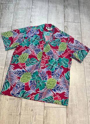 Ретро гавайская рубашка как новая hilo hattie hawaii usa