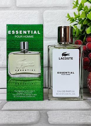 Мужской парфюм тестер lacoste essential лакост эссеншиал