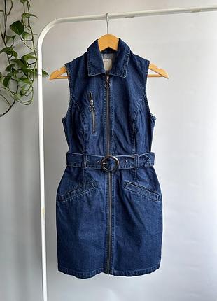 Джинсова сукня міні asos