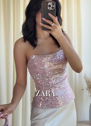 Корсетний топ  zara