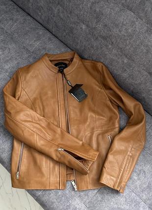 Шкіряна куртка,косуха massimo dutti