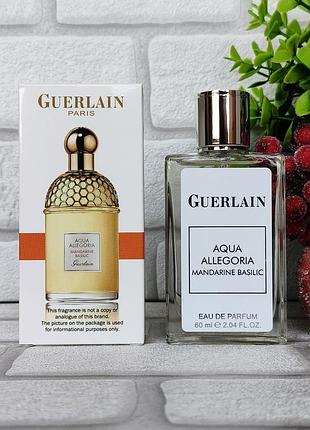Парфумована вода тестер жіночий aqua allegoria mandarine basilic аква алегория базилик мандарин